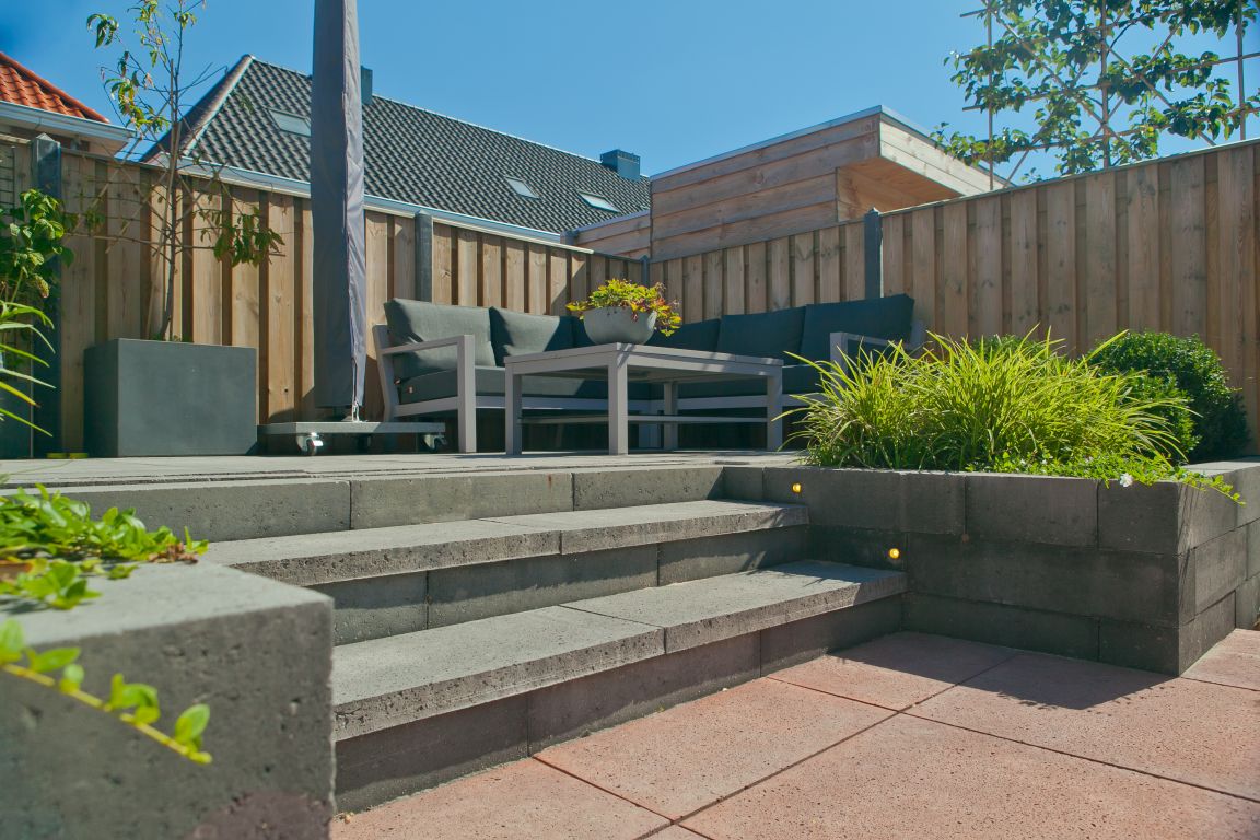 Muur elementen 30X10X12 cm Antracietgrijs