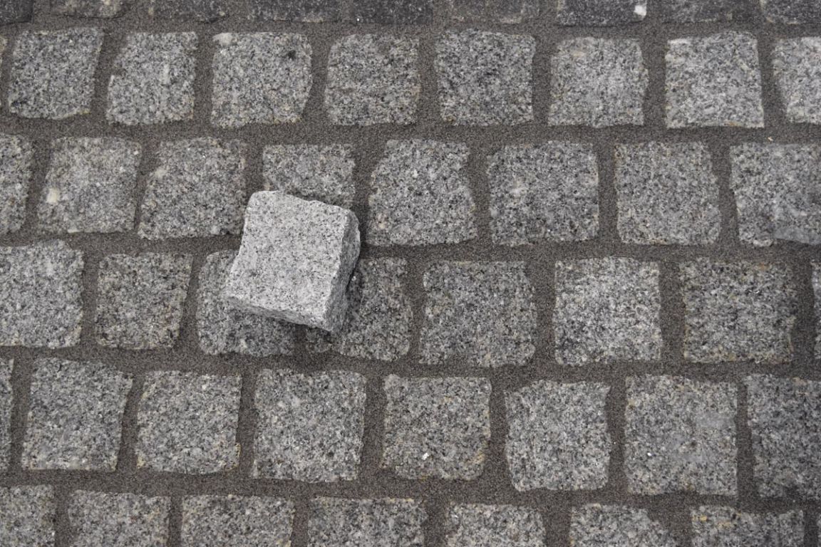 Fair Stone Natuursteen 10X10X5/7 CM Antracietgrijs