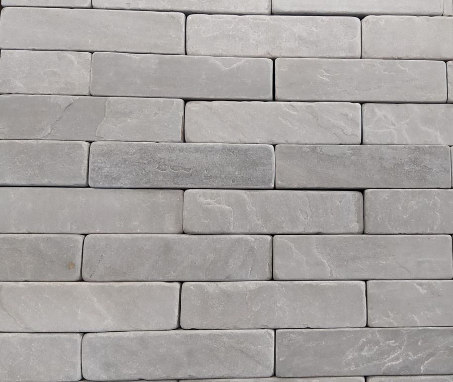 Fair Stone Natuursteen 14X20X6/8 CM Lichtgrijs